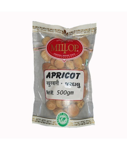 Apricot 1kg Packet - 15x10cm Orange Plastic Packet, Dried Apricots Rich in Fiber and Vitamins