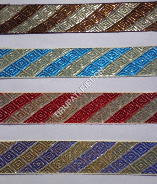 1" METALLIC JACQUARD LACE1