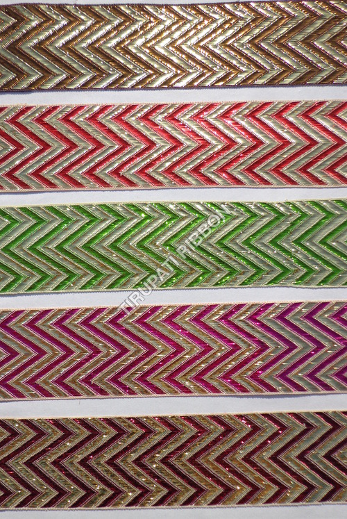 1.5" METALLIC JACQUARD LACE1