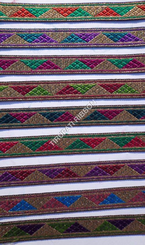 3/4" fancy jacquard lace9
