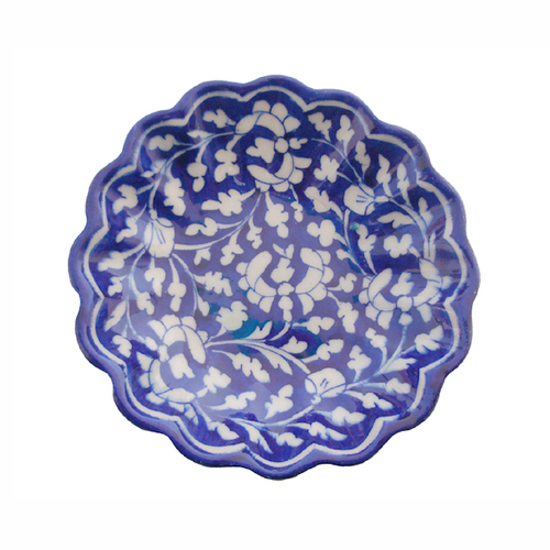 Blue Pottery Plate Design Type: Hand Building at Best Price in Jaipur ...