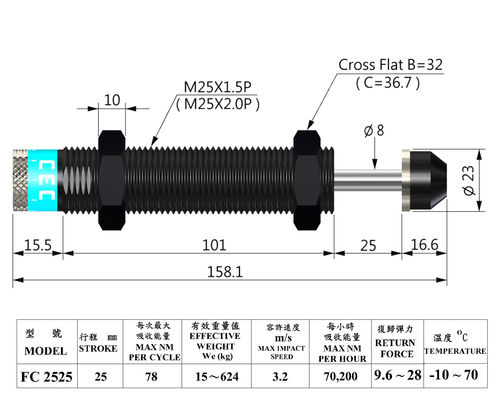 FC 2525 Shock Absorber