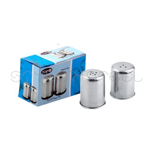 Mini Salt & Pepper - Stainless Steel, 4 cm | LFGB, SGS Certified, Elegant Design, Easy Use
