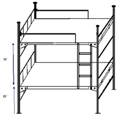 Hostel Steel Cot