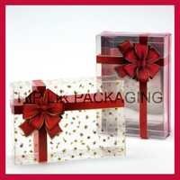 Clear Plastic Boxes - Pvc/pet, Foldable Flip-top Design | Eco-friendly, Customizable, Attractive, Durable, Versatile Gift Packaging