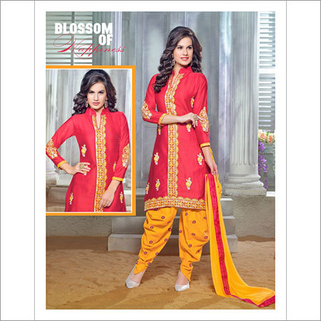 FANCY COTTON EMBROIDERED DRESS MATERIAL