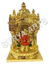 Gold plated shiddivinayak Statues