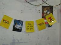Hanging Poster Printing - Photo Paper, Variable Size, Yellow, Matte Finish | Durable Printing, Alluring Custom Designs, Digital Print