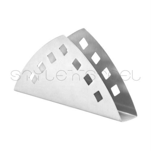 Conical Napkin Holder - Stainless Steel, 10x7x5 cm, Silver | Capacity 50 Napkins, Elegant Design, Easy Cleaning