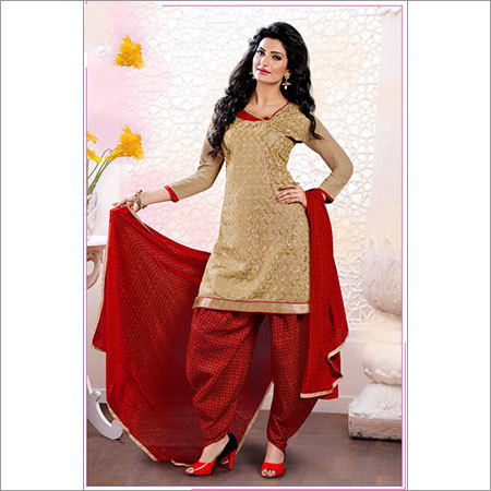 FANCY EMBROIDERED DRESS MATERIAL