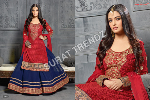 Sharara Style Anarkali Suit