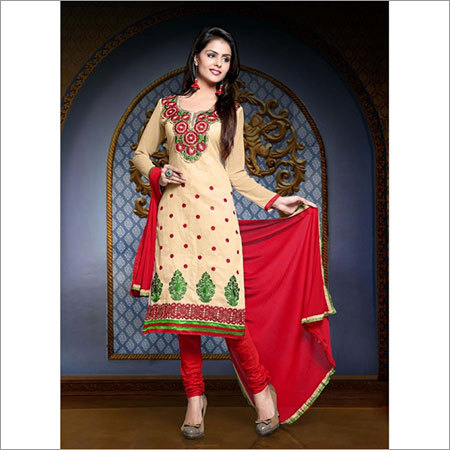 FANCY COTTON UNSTICHED DRESS MATERIAL