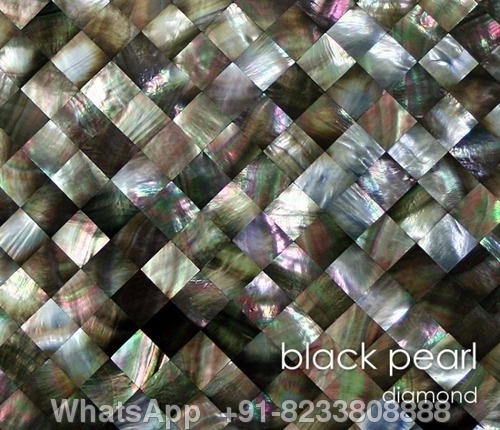 Black Mother Of Pearl Tile Diamond