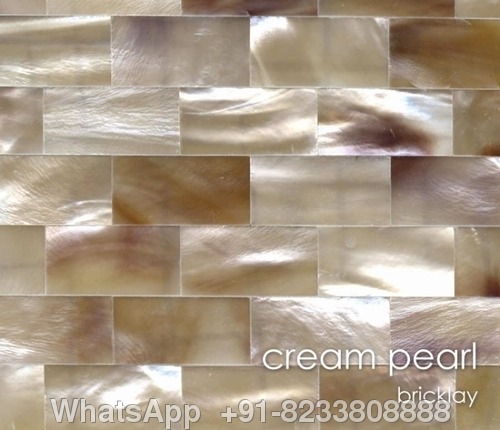 Cream Mother of Pearl Tile Bricklay