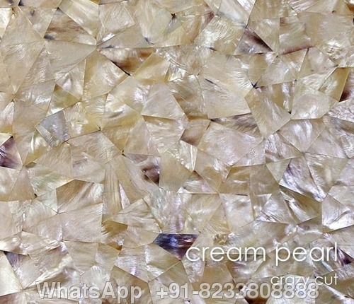 Cream Mother of Pearl tile crazycut
