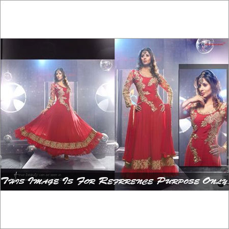 Net Anarkali Suit
