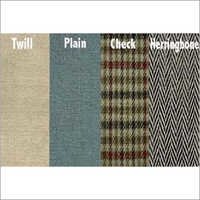 Tweed Fabric - Light Weight Twill Weave, Cream And Black Grey Plain/printed For Garment And Home Furnishing