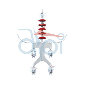 220 Kv Single Suspension Hardware for Quad Conductors
