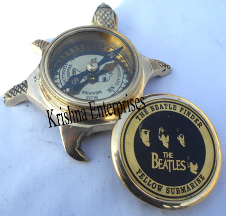 Brass Tortoise Compass