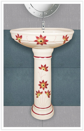 printed vitrossa wash basin