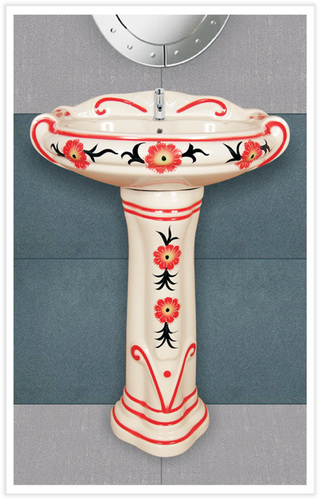 white vitrossa wash basin