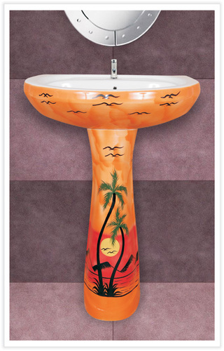 pedestal repose sink