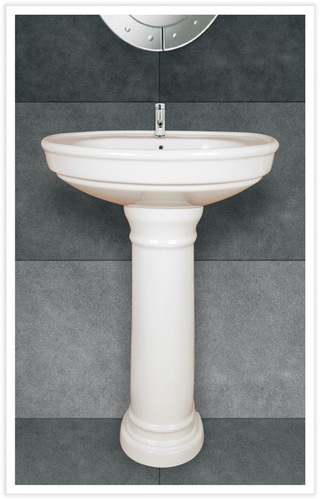 plain pedestal wash basin