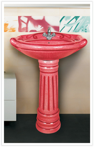 color rustic wash basin