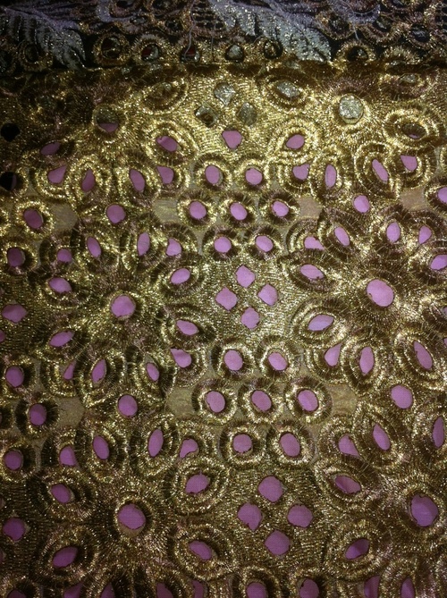 Embroidered Cutwork Fabric