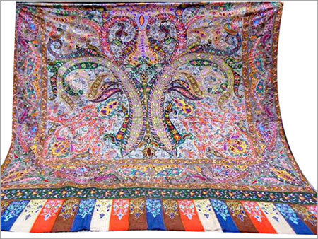 Kashmiri Shawls - Pashmina Wool, Multicolored, Varying Dimensions | Soft Texture, Handcrafted, Intricate Weave, Warmth, Elegant Design