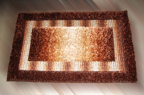 Handwoven Polyester Shaggy Carpet