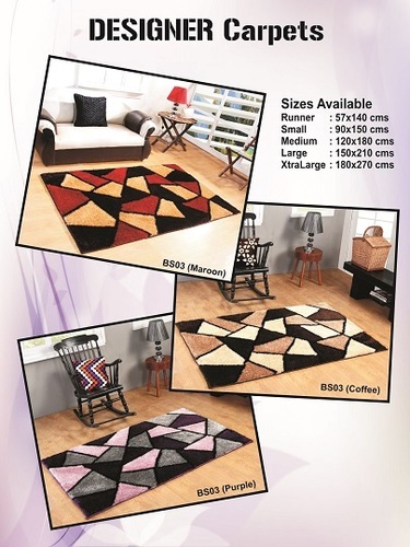 Soft Polyster Shaggy Carpets