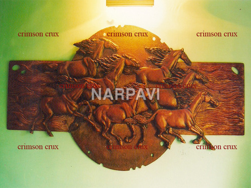 Interior Designers - Wood, 30x15 Inches, Brown | Durable Material, Elegant Design, Handcrafted, Unique Style, Matte Finish, Modern Carving