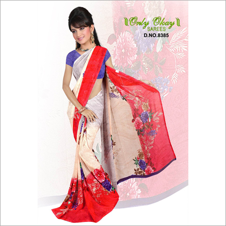 Cotton Printed Sarees