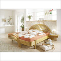 Designer Cane Bed Made With Indian Cane