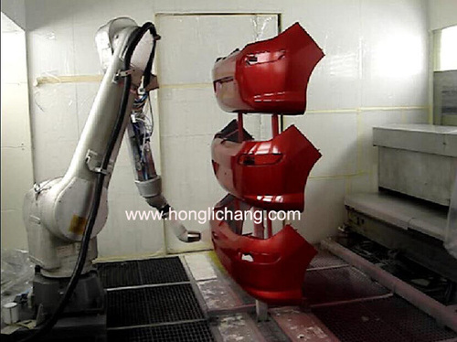Car Bumper Robot Paint Shop