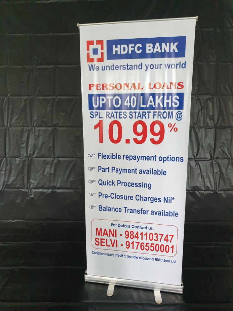 Roll Up Banner Stand 3 x 6 ft