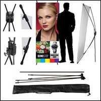 Simple X Banner Stand - Various Sizes, Disposable, Foldable Design For Easy Use