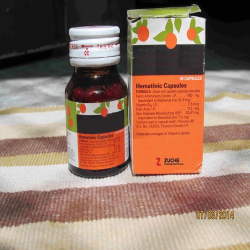 Anemia Capsules External Use Drugs