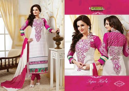 Heavy pink neck work