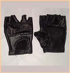 Leather Fingerless Gloves