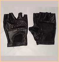 Leather Fingerless Gloves