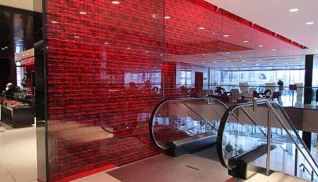 LED Wall Glass