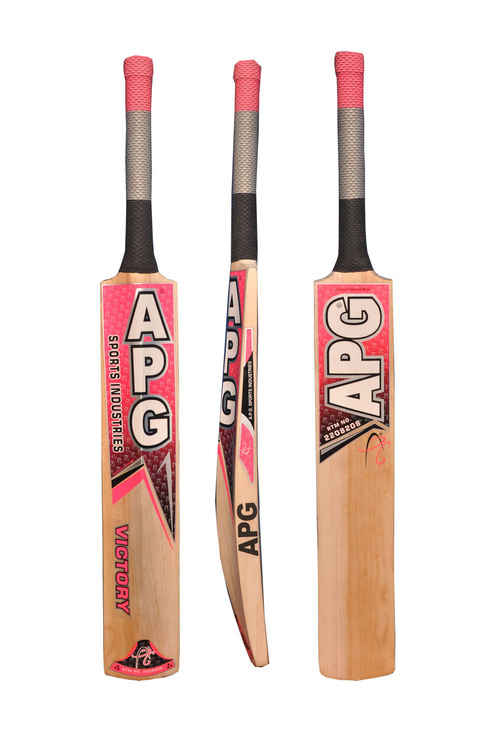 Multicolour Apg English Willow Cricket Bat (Victory)