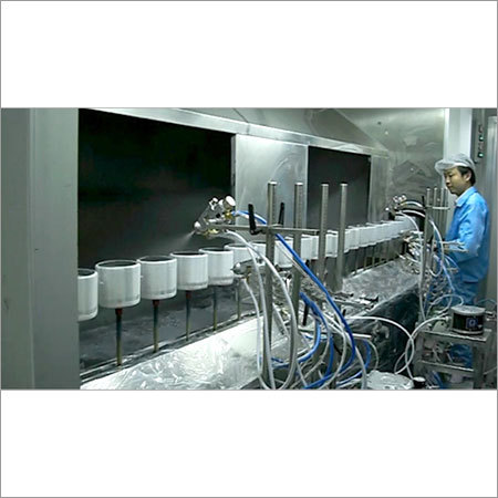 Automatic UV Spray Coating Line