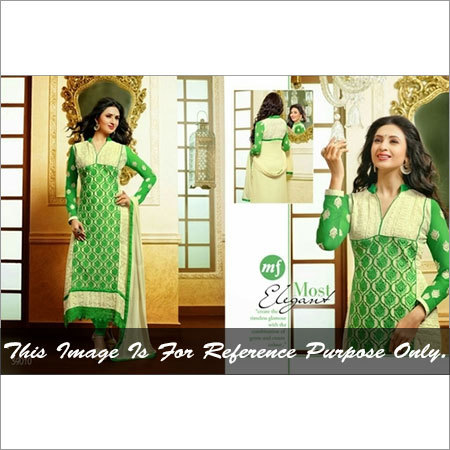 Green and cream suit