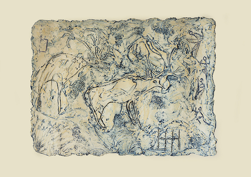 Collagraph Painting