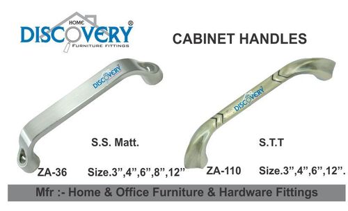 Darwaja Cabinet Handle - Stainless Steel, 3"-12" Sizes, Silver | Durable Design, Easy Install, Stylish Look