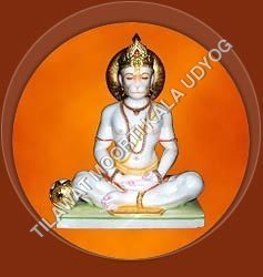 Marble Hanuman Statue 
