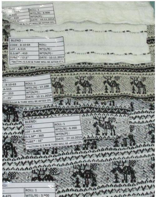 3 D knit jacquard